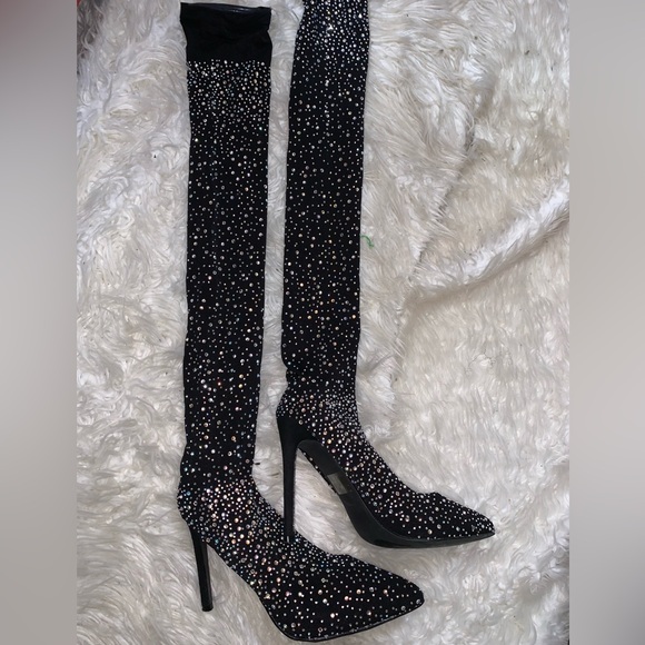 Diamond stocking heels - Picture 4 of 5